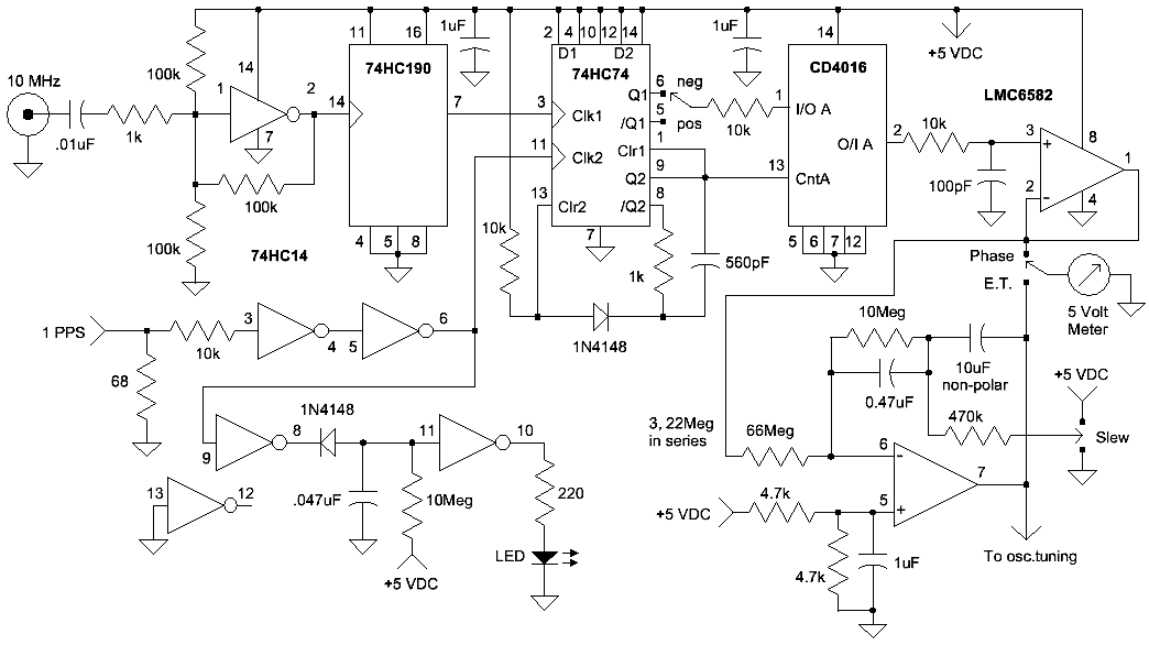 The Mhz Input Is Shown As An Rf Connector In The Schematic But The Input Impedance Is Sufficiently High That The Circuit Can Be Directly Connected To The The Mhz Input Is Shown As An Rf Connector In The Schematic But The Input Impedance Is Sufficiently High That The Circuit Can Be Directly Connected To The